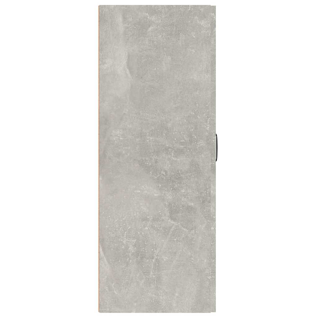 vidaXL Ντουλάπι Κρεμαστό Γκρι Σκυροδέματος 69,5x34x90 εκ. Επεξ. Ξύλο