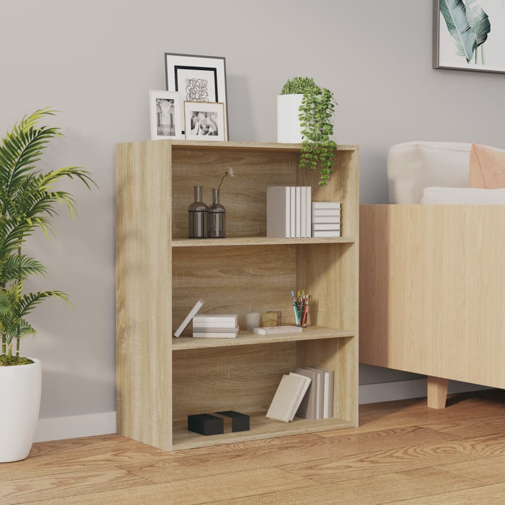 vidaXL Ντουλάπι Τοίχου Κρεμαστό Sonoma Δρυς 69,5 x 32,5 x 90 εκ.