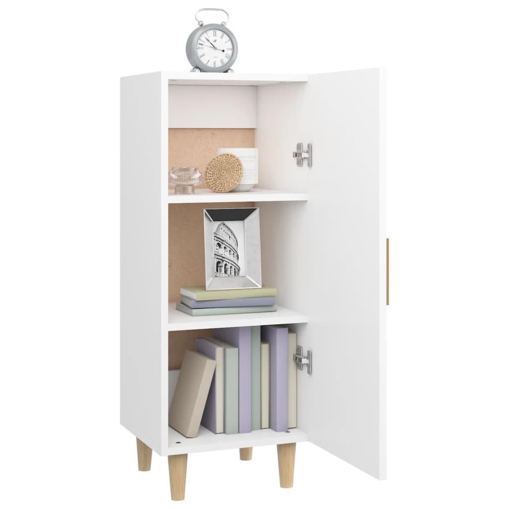 vidaXL Ντουλάπι Λευκό 34,5 x 34 x 90 εκ. από Επεξεργασμένο Ξύλο