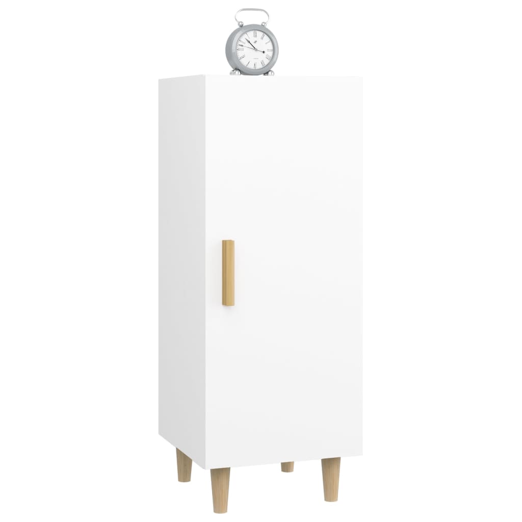 vidaXL Ντουλάπι Λευκό 34,5 x 34 x 90 εκ. από Επεξεργασμένο Ξύλο