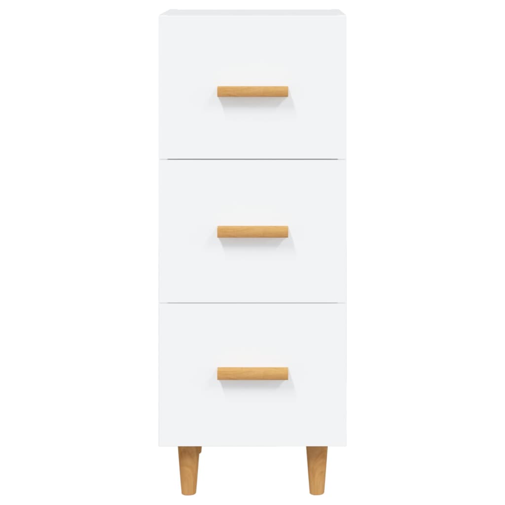 vidaXL Ντουλάπι Λευκό 34,5 x 34 x 90 εκ. από Επεξεργασμένο Ξύλο