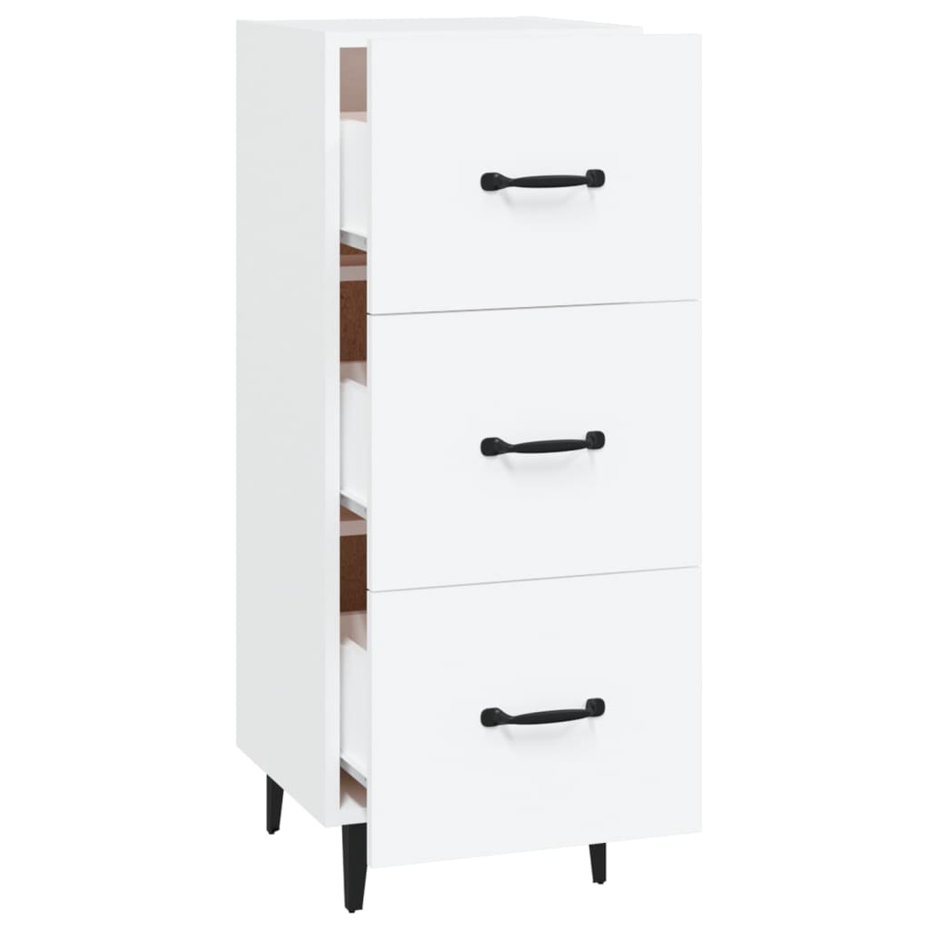 vidaXL Ντουλάπι Λευκό 34,5 x 34 x 90 εκ. από Επεξεργασμένο Ξύλο