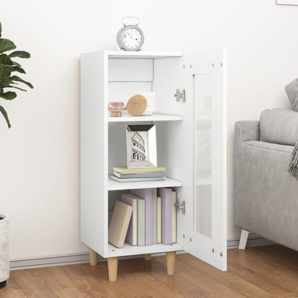 vidaXL Ντουλάπι Λευκό 34,5 x 34 x 90 εκ. από Επεξεργασμένο Ξύλο