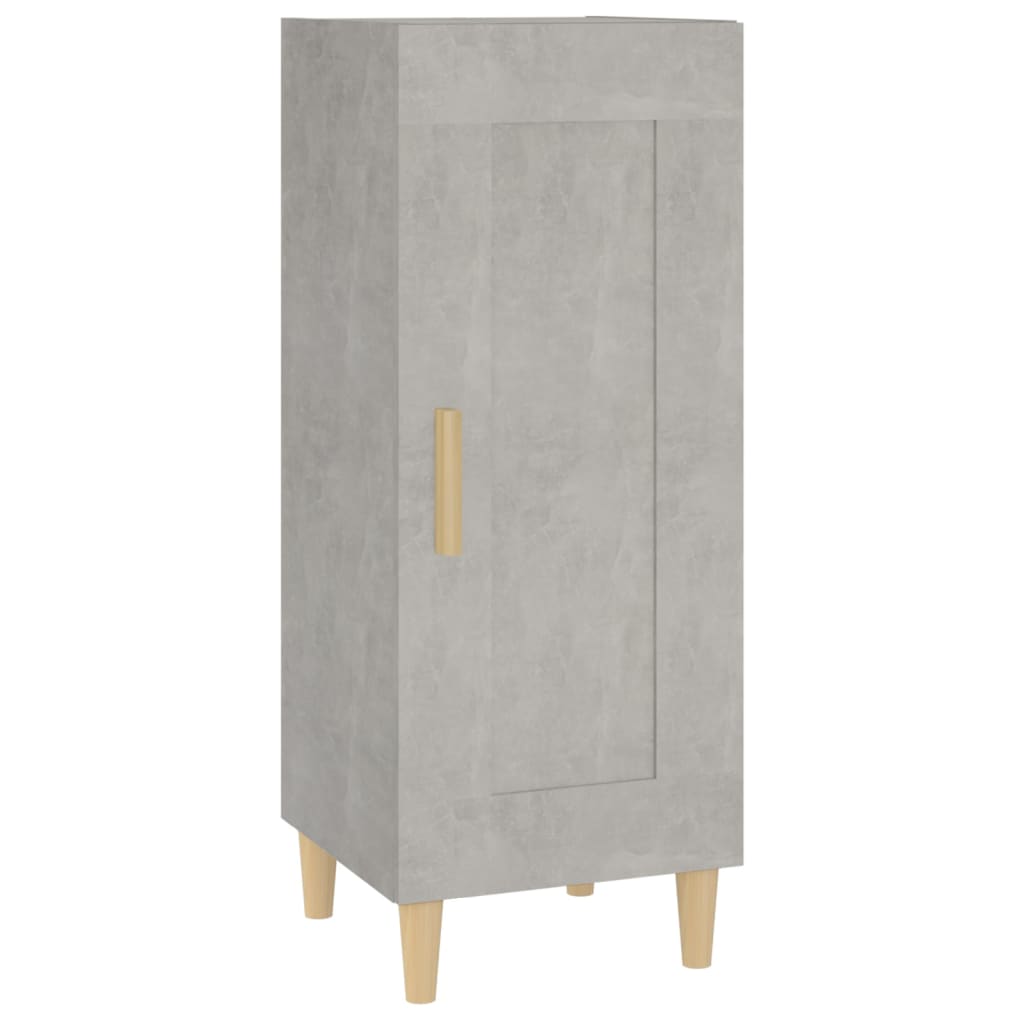 vidaXL Ντουλάπι Γκρι Σκυροδέματος 34,5x34x90 εκ. Επεξεργασμένο Ξύλο