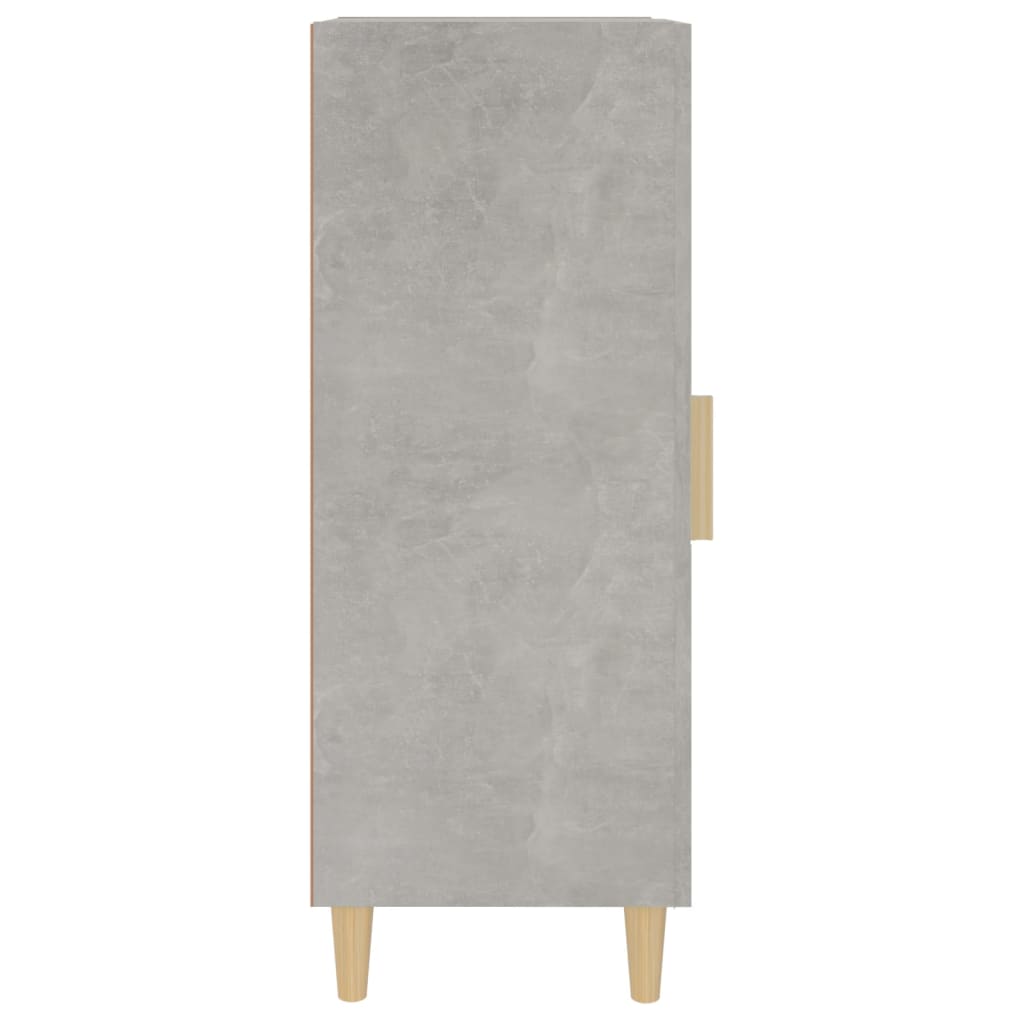 vidaXL Ντουλάπι Γκρι Σκυροδέματος 34,5x34x90 εκ. Επεξεργασμένο Ξύλο