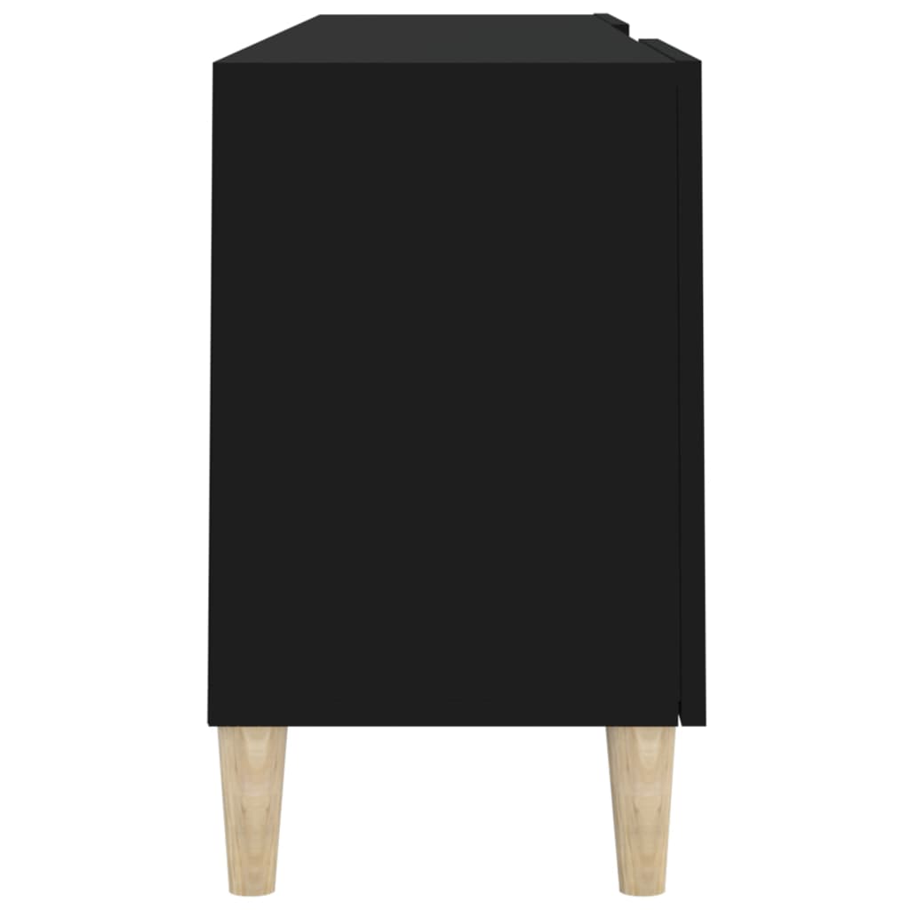 vidaXL Έπιπλο Τηλεόρασης Μαύρο 150 x 30 x 50 εκ. Επεξεργασμένο Ξύλο