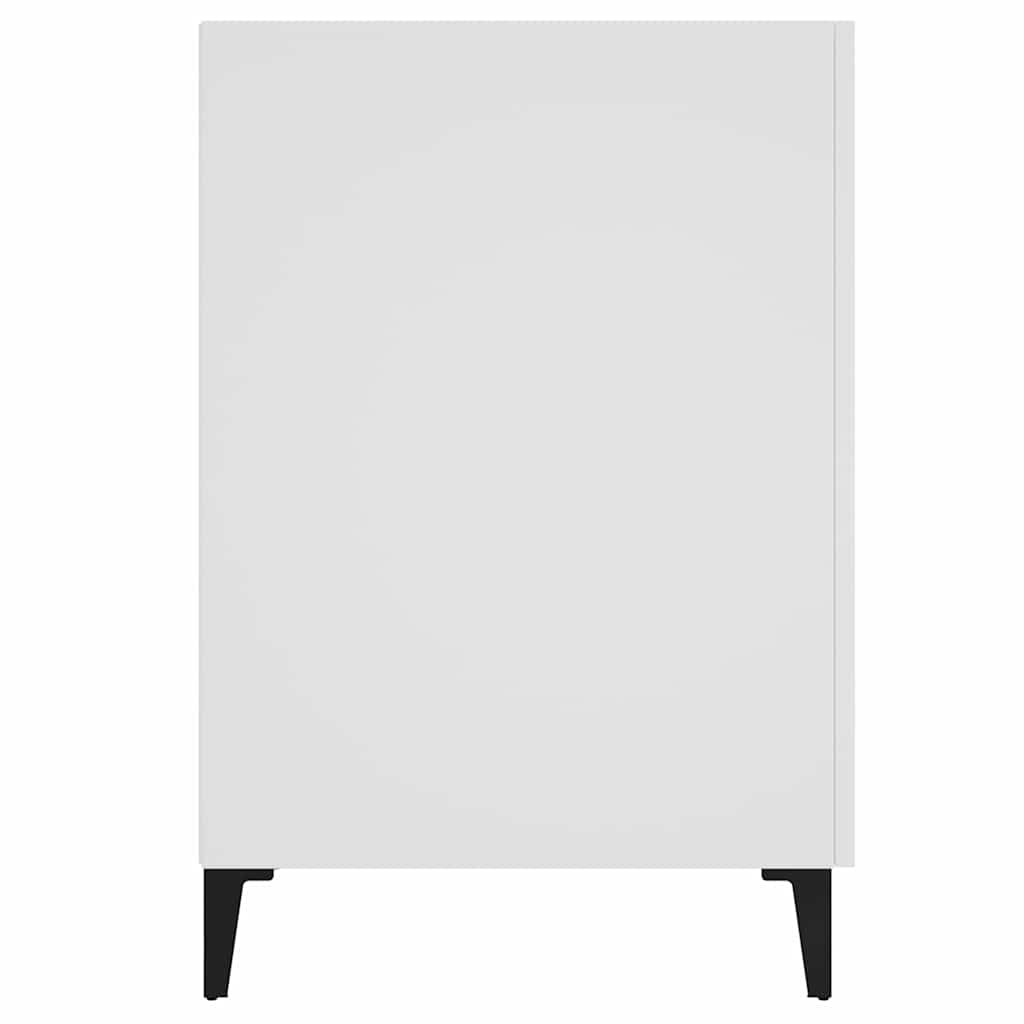 vidaXL Γραφείο Λευκό 140 x 50 x 75 εκ. από Επεξεργασμένο Ξύλο