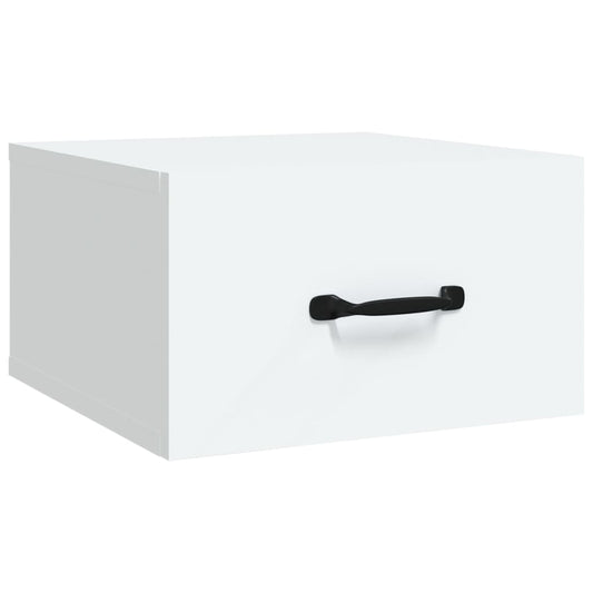vidaXL Κομοδίνο Επιτοίχιο Λευκά 35 x 35 x 20 εκ.