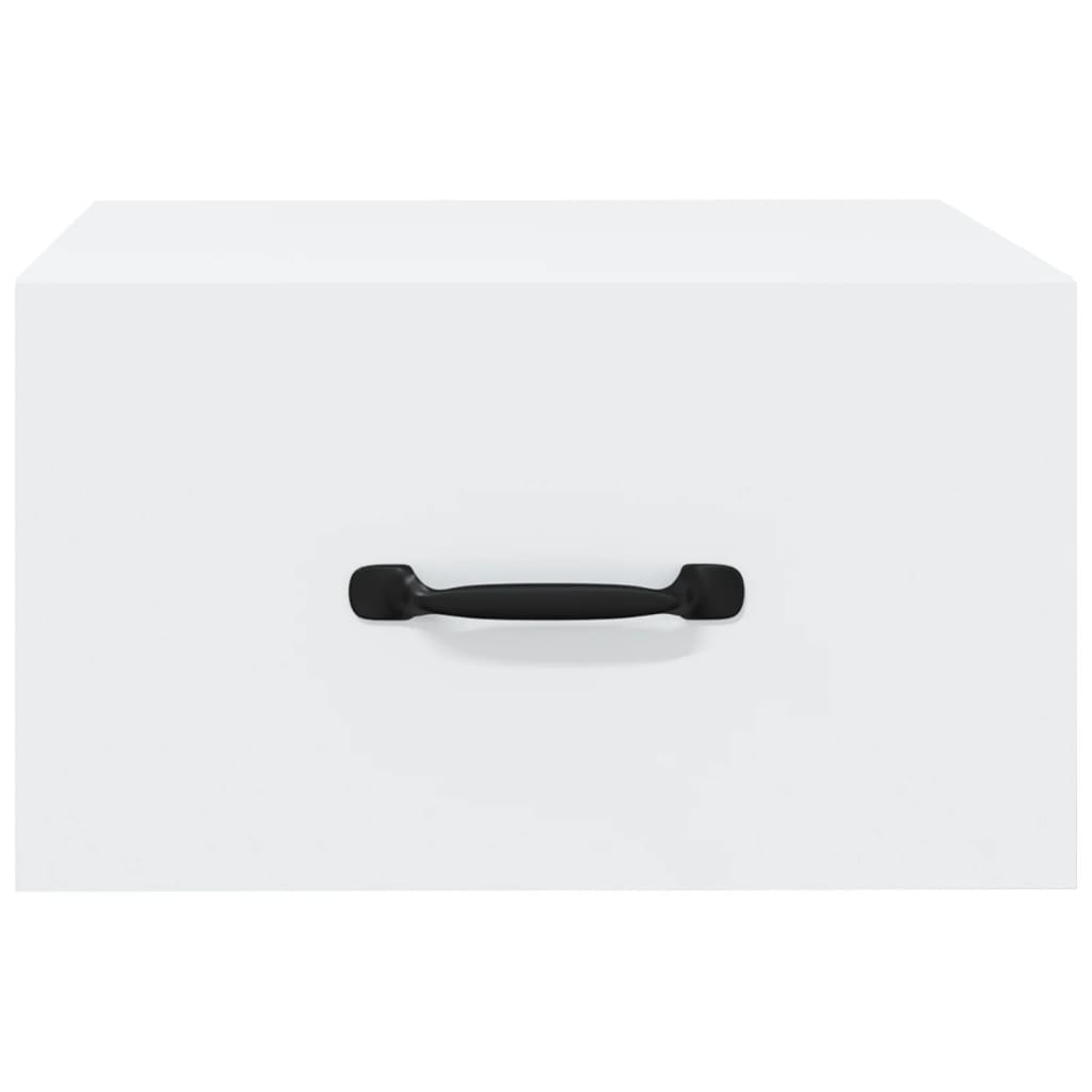 vidaXL Κομοδίνο Επιτοίχιο Λευκά 35 x 35 x 20 εκ.