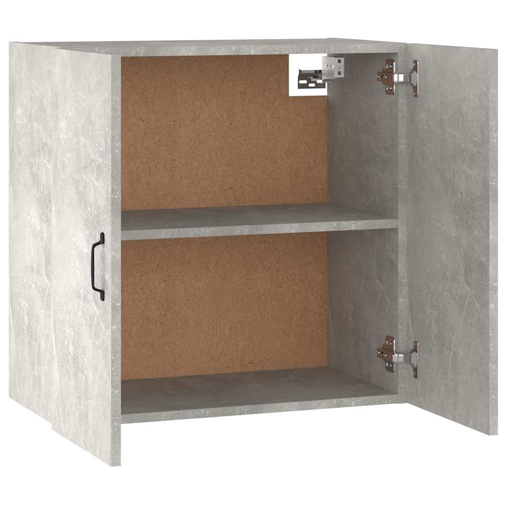 vidaXL Ντουλάπι Τοίχου Γκρι Σκυρ. 60x31x60 εκ. Επεξεργασμένο Ξύλο