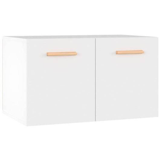 vidaXL Ντουλάπι Τοίχου Λευκό 60 x 36,5 x 35 εκ. από Επεξεργασμένο Ξύλο