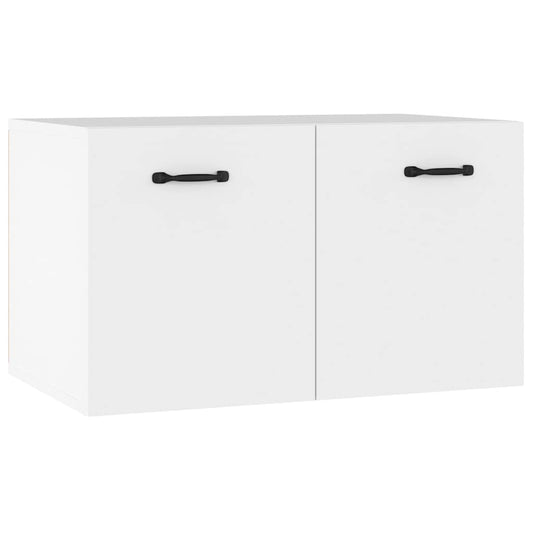 vidaXL Ντουλάπι Τοίχου Λευκό 60 x 36,5 x 35 εκ. από Επεξεργασμένο Ξύλο