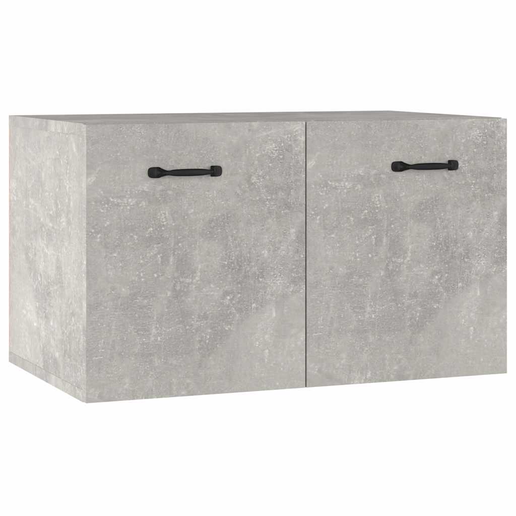 vidaXL Ντουλάπι Τοίχου Γκρι Σκυρ. 60x36,5x35 εκ. Επεξεργασμένο Ξύλο
