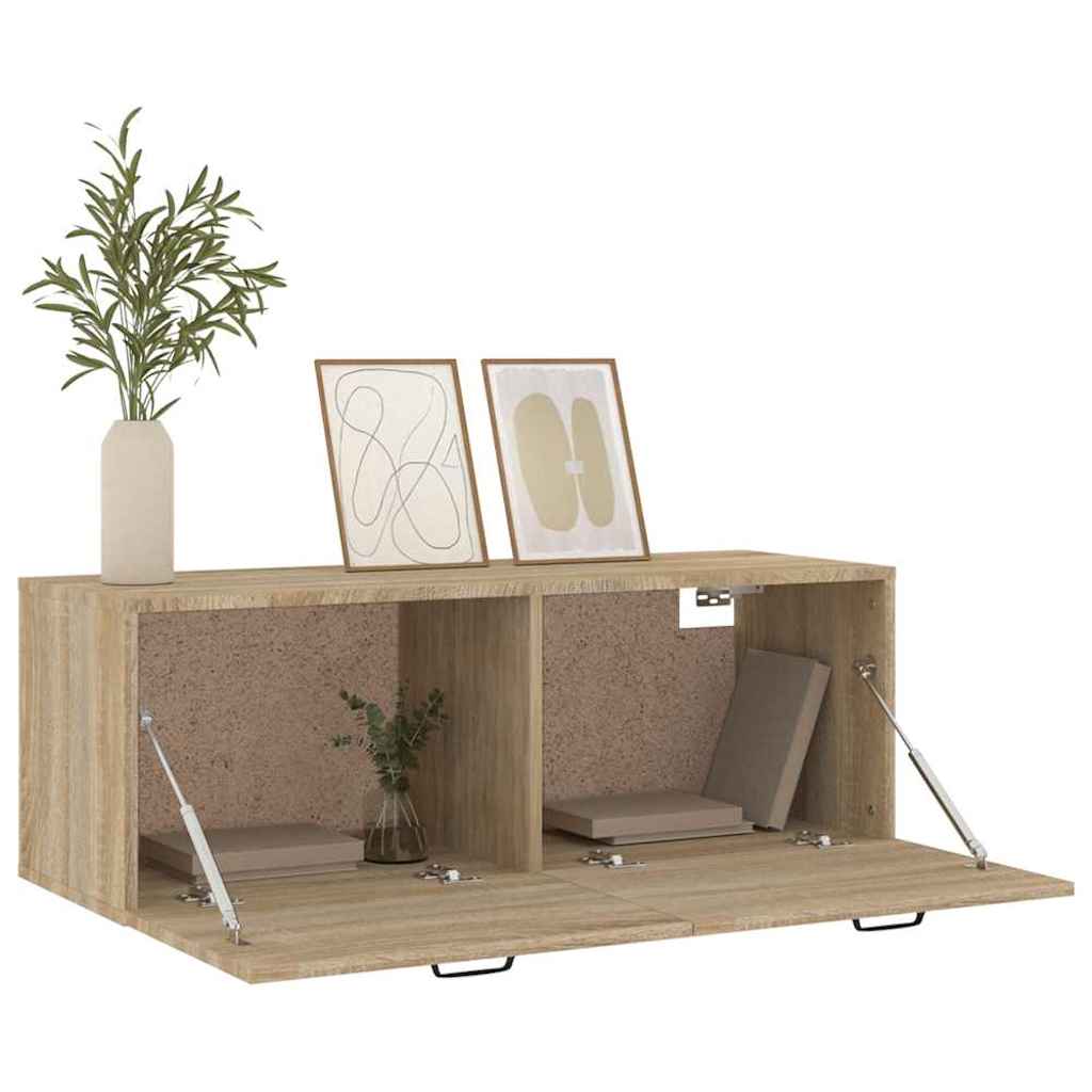 vidaXL Ντουλάπι Τοίχου Sonoma Δρυς 100x36,5x35 εκ. Επεξεργασμένο Ξύλο