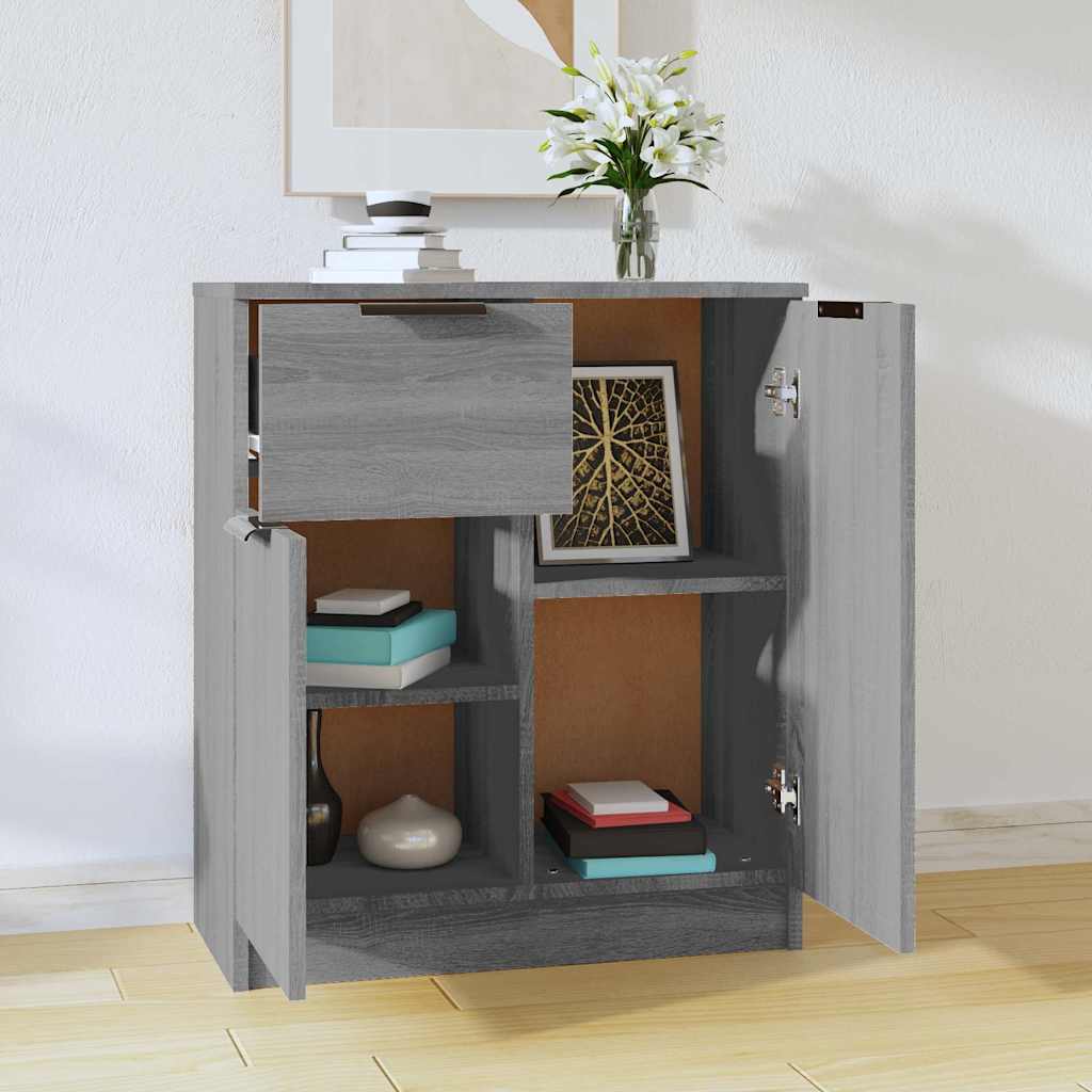 vidaXL Μπουφές Γκρι Sonoma 60x30x70 εκ. από Τεχνητό Ξύλο