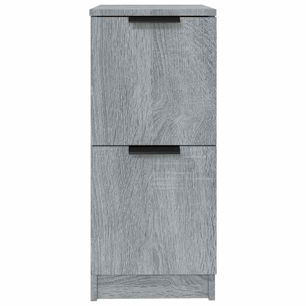 vidaXL Ντουλάπια 2 τεμ. Γκρι Sonoma 30x30x70 εκ. Επεξεργασμένο Ξύλο