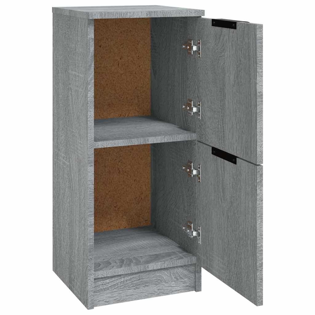 vidaXL Ντουλάπια 2 τεμ. Γκρι Sonoma 30x30x70 εκ. Επεξεργασμένο Ξύλο