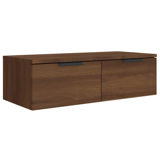 vidaXL Ντουλάπι Τοίχου Καφέ Δρυς 68 x 30 x 20 εκ. Επεξεργασμένο Ξύλο