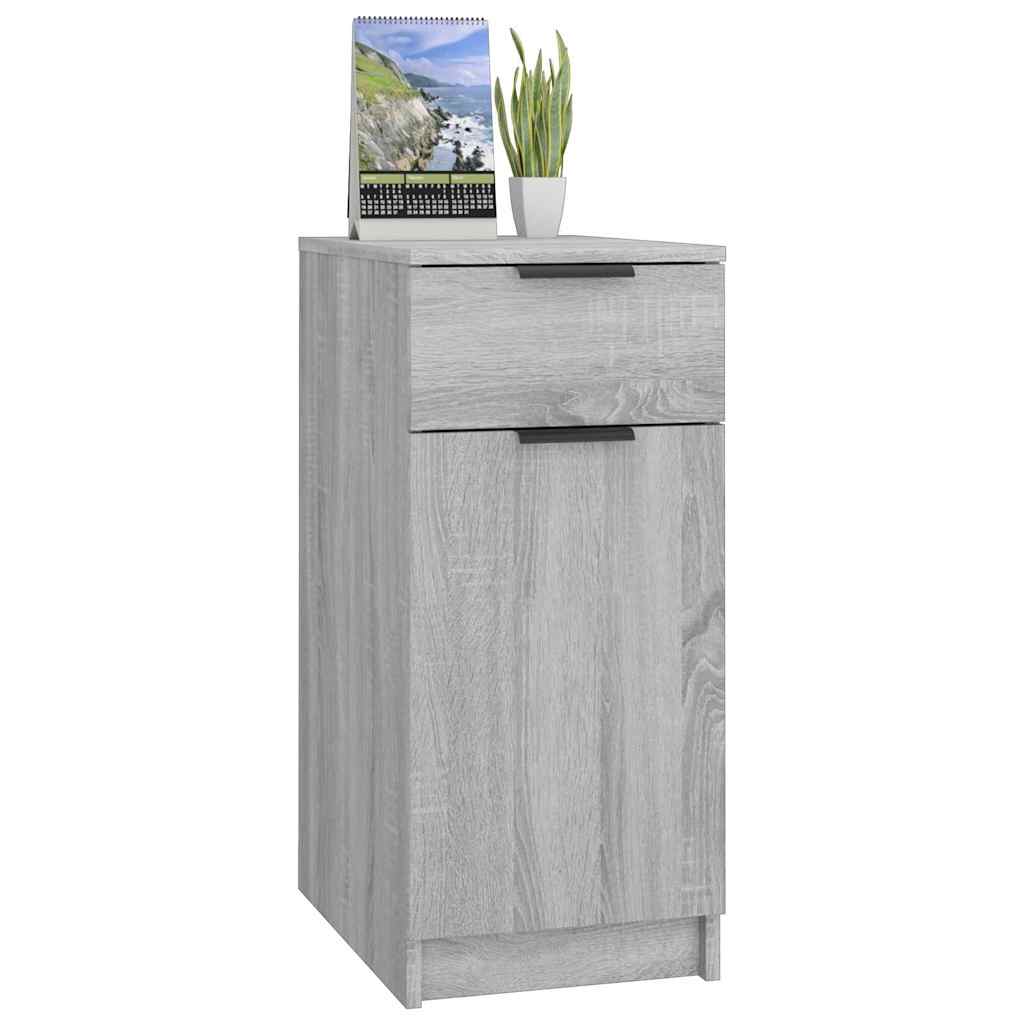 vidaXL Ντουλάπι Γραφείου Γκρι sonoma 33,5x50x75 εκ. Επεξεργ. Ξύλο