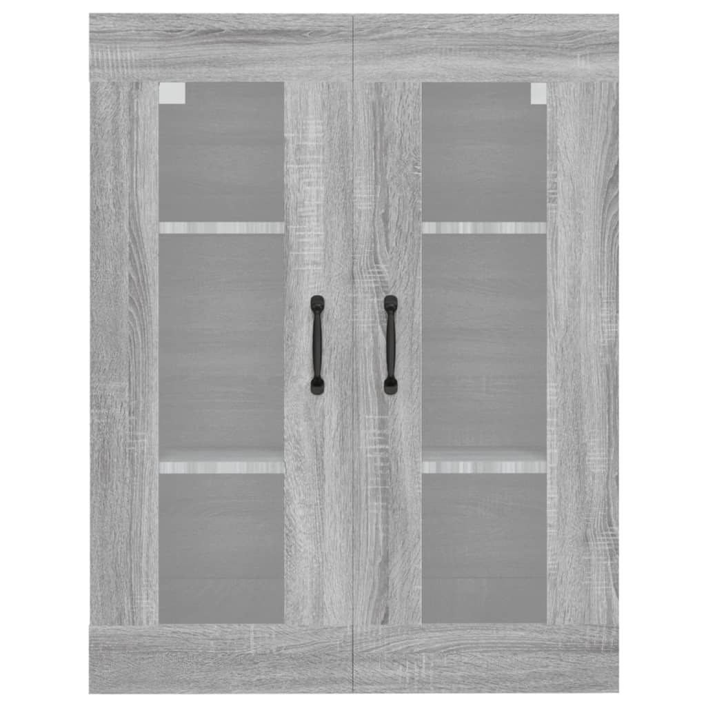 vidaXL Ντουλάπι Τοίχου Κρεμαστό Γκρι sonoma 69,5x34x90 εκ.
