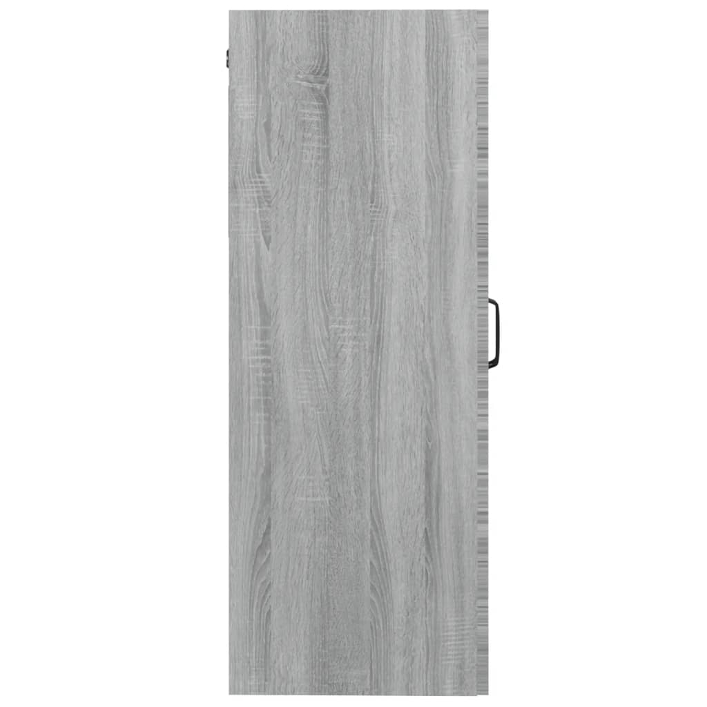 vidaXL Ντουλάπι Τοίχου Κρεμαστό Γκρι sonoma 69,5x34x90 εκ.