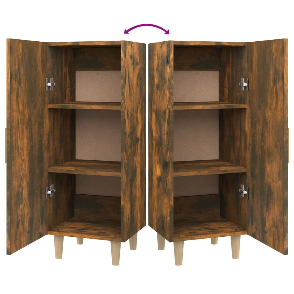 vidaXL Ντουλάπι Καπνιστή Δρυς 34,5 x 34 x 90 εκ. Επεξεργασμένο Ξύλο