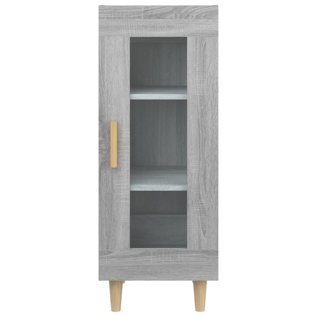 vidaXL Ντουλάπι Γκρι Sonoma 34,5x34x90 εκ. από Επεξεργασμένο Ξύλο