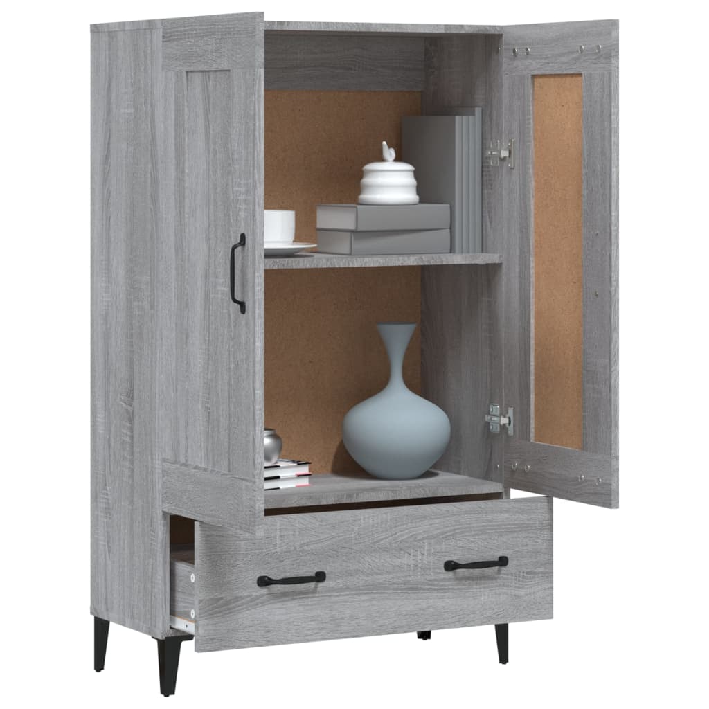 vidaXL Ντουλάπα Γκρι Sonoma 70 x 31 x 115 εκ. από Επεξεργασμένο Ξύλο