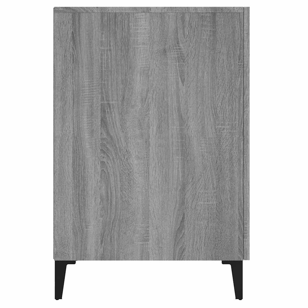 vidaXL Γραφείο Γκρι Sonoma 140x50x75 εκ. από Επεξεργασμένο Ξύλο
