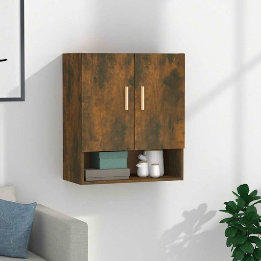 vidaXL Ντουλάπι Τοίχου Καπνιστή Δρυς 60x31x70 εκ. Επεξεργασμένο Ξύλο