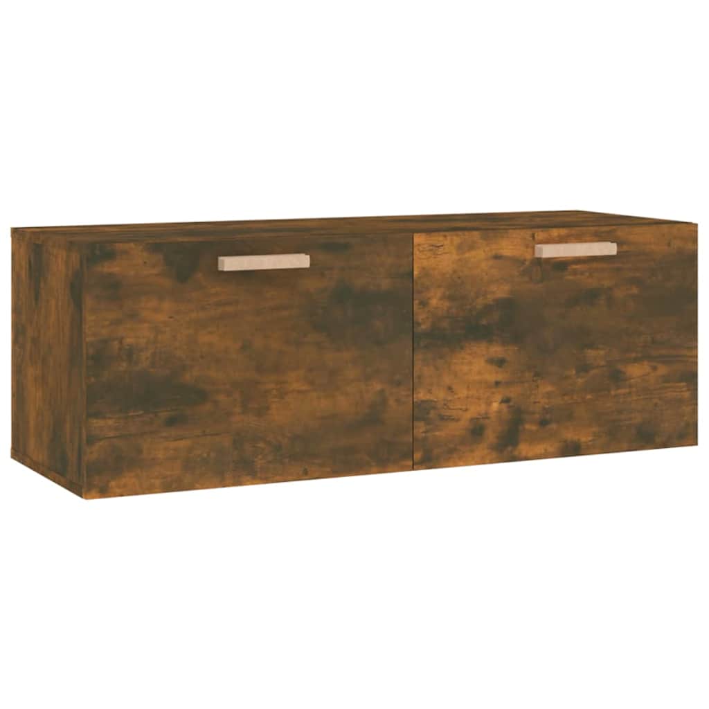 vidaXL Ντουλάπι Τοίχου Καπνιστή δρυς 100x36,5x35εκ. Επεξεργασμένο Ξύλο