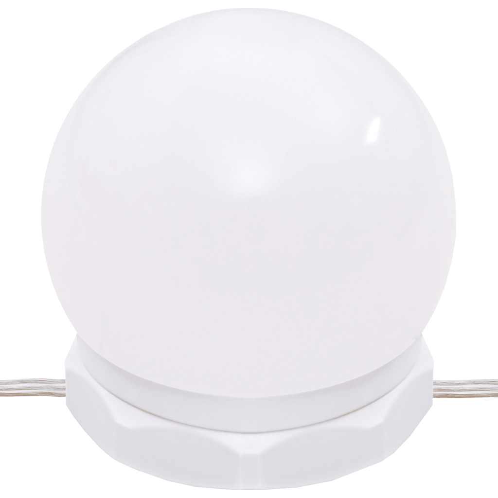 vidaXL Μπουντουάρ με LED Καφέ Δρυς 86,5x35x136 εκ.