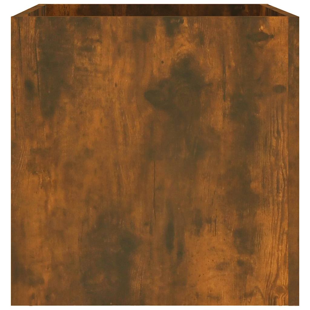 vidaXL Ζαρντινιέρα Καπνιστή δρυς 40x40x40 εκ. από Επεξεργασμένο Ξύλο