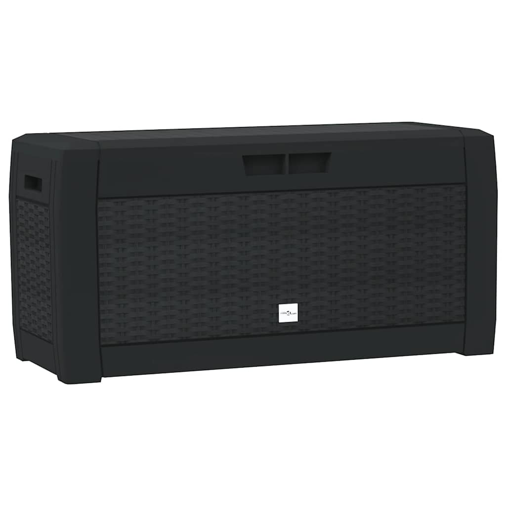 vidaXL Μπαούλο Αποθήκευσης Κήπου Ανθρακί 119x48x60 εκ. απο Πολυπ/λένιο