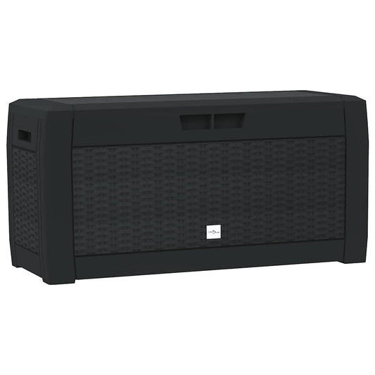vidaXL Μπαούλο Αποθήκευσης Κήπου Ανθρακί 119x48x60 εκ. απο Πολυπ/λένιο