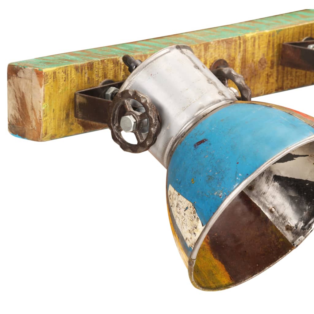 vidaXL Φωτιστικό Επιτοίχιο Industrial Πολύχρωμο 90 x 25 εκ. Ε27