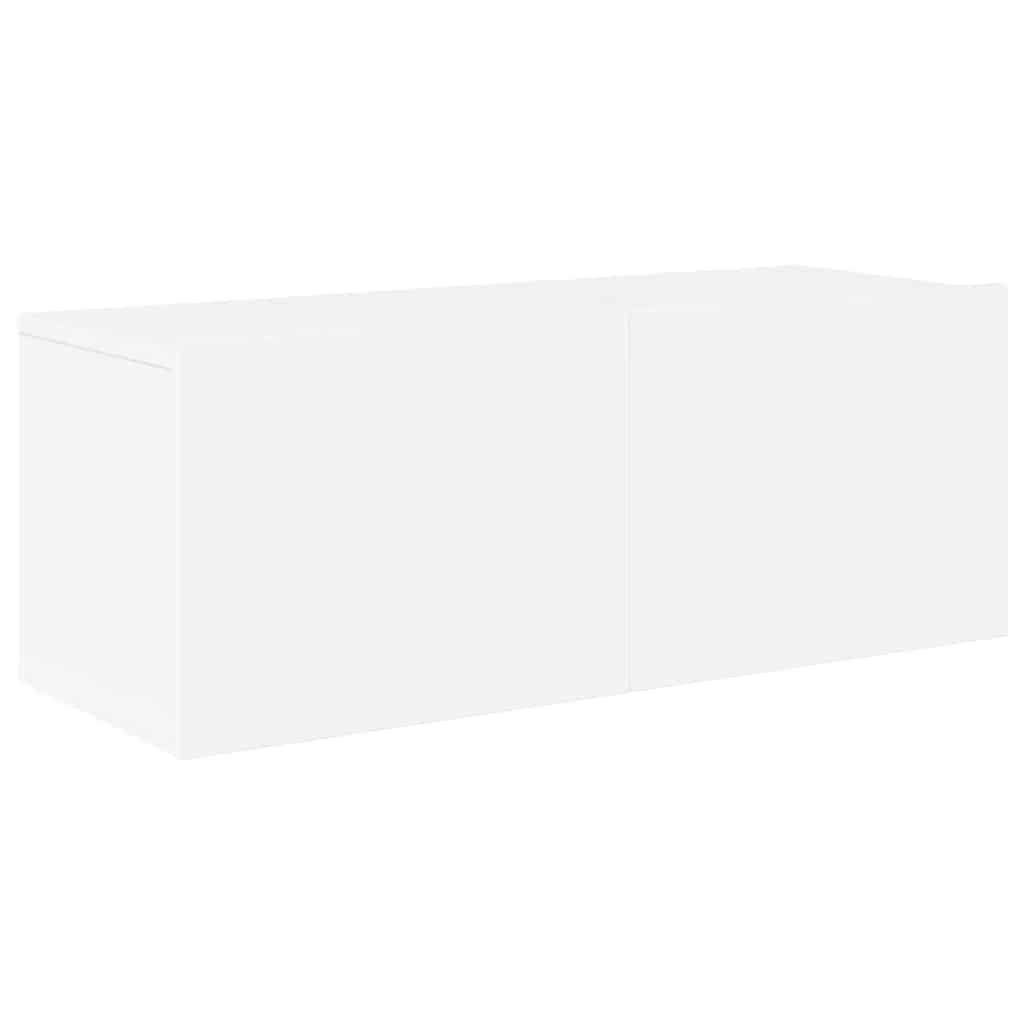 vidaXL Σετ Επίπλου Τηλεόρασης 5 Τεμαχίων Λευκό από Επεξεργασμένο Ξύλο