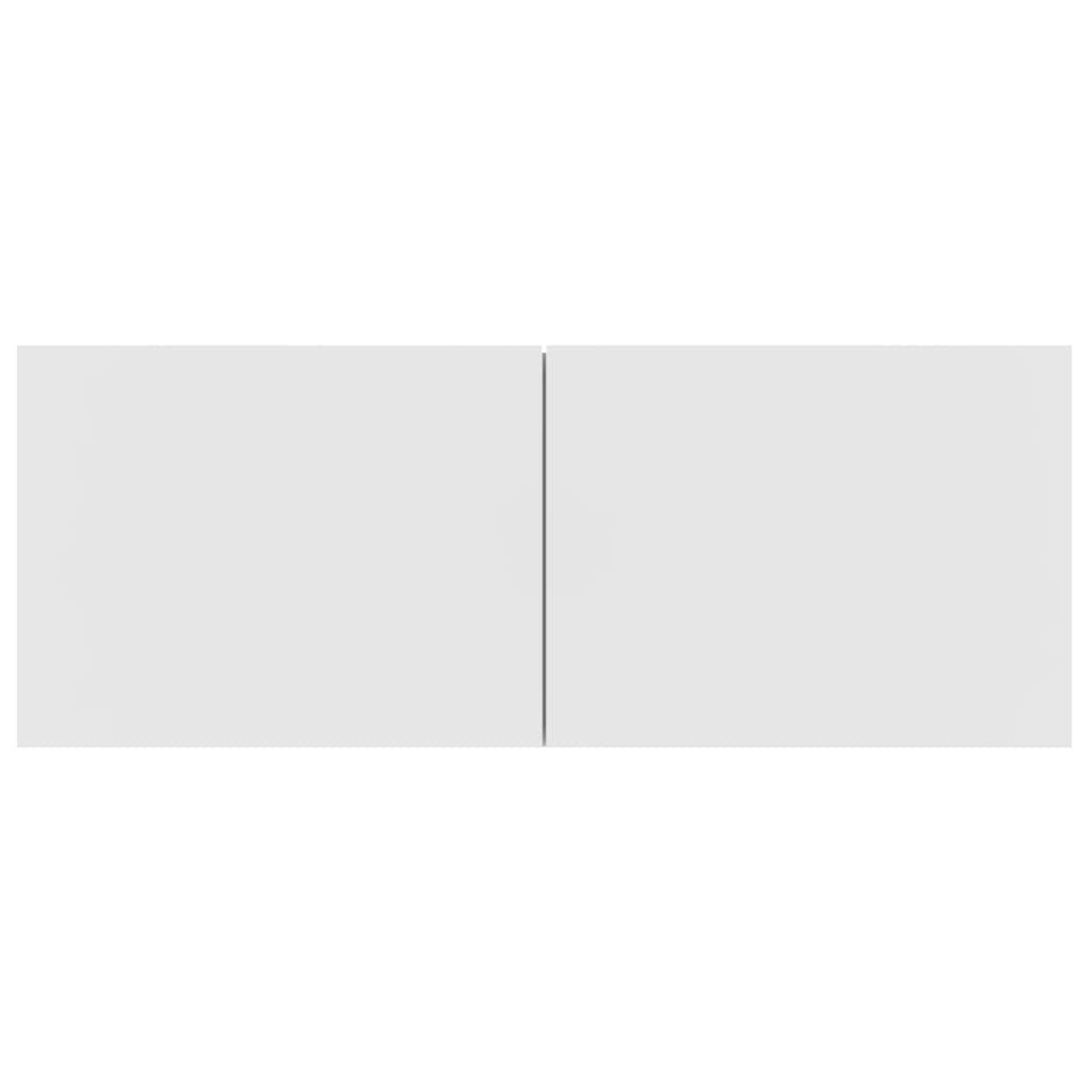 vidaXL Σετ Επίπλου Τηλεόρασης 8 Τεμαχίων Λευκό από Επεξεργασμένο Ξύλο