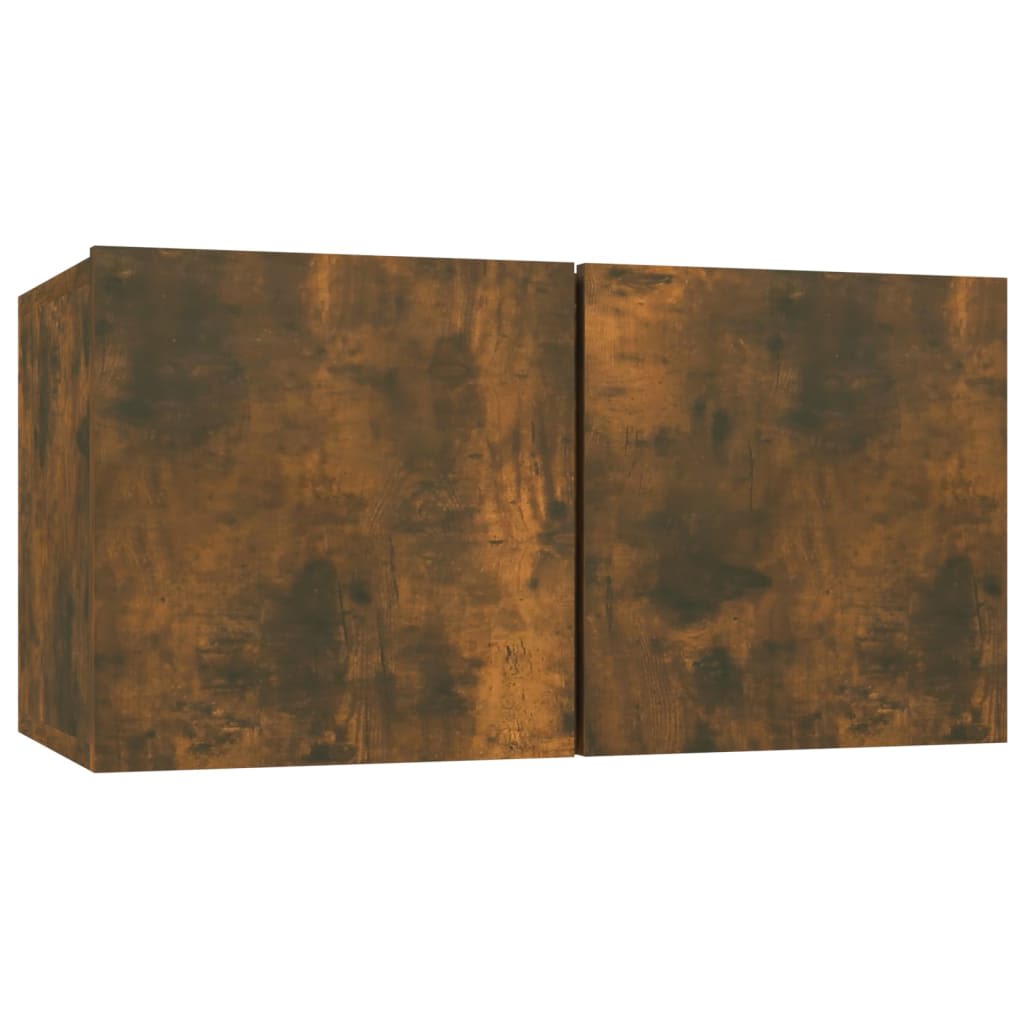 vidaXL Σετ Επίπλων Τηλεόρασης 5 Τεμαχίων Καπνιστή δρυς Επεξ. Ξύλο