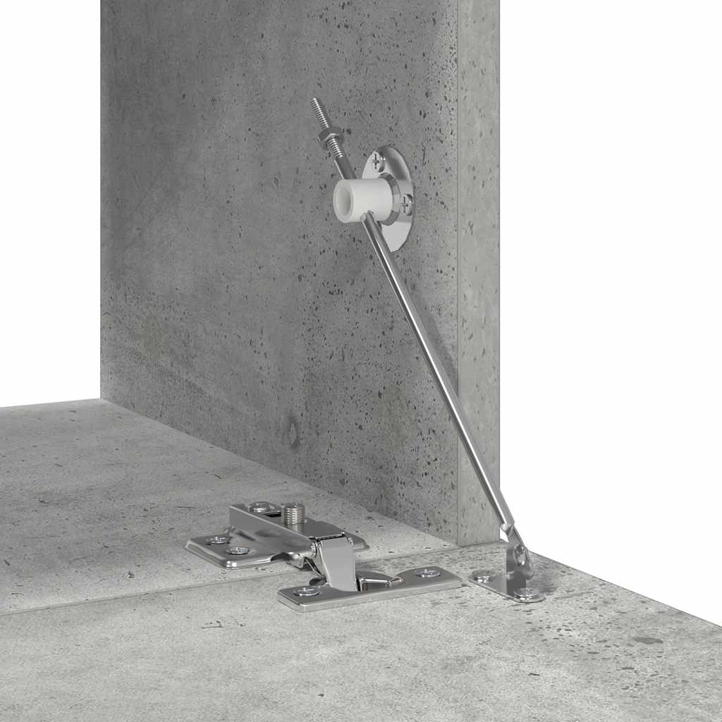 vidaXL Σετ Επίπλων Τηλεόρασης 4Τεμαχίων Γκρι Σκυρ. Επεξεργασμένο Ξύλο