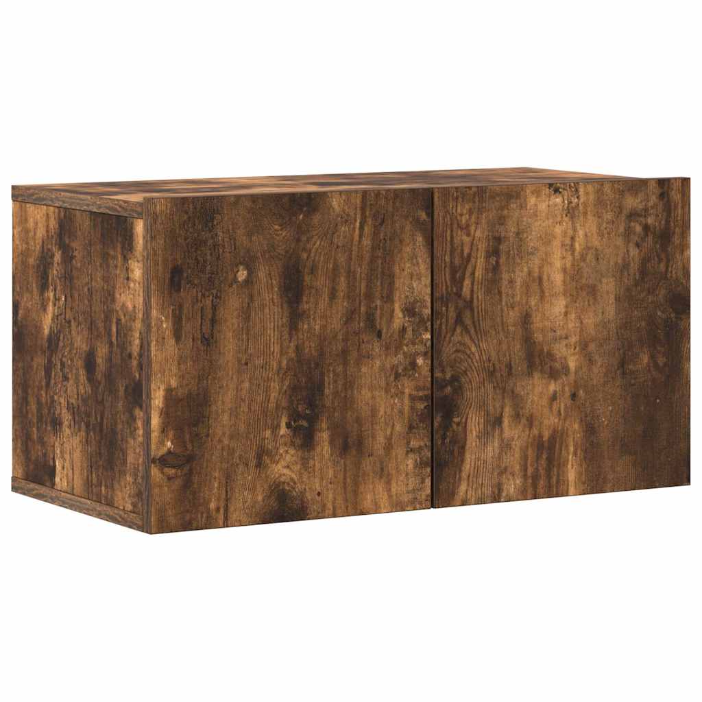 vidaXL Σετ Επίπλων Τηλεόρασης 4 Τεμαχίων Καπνιστή δρυς Επεξ. Ξύλο