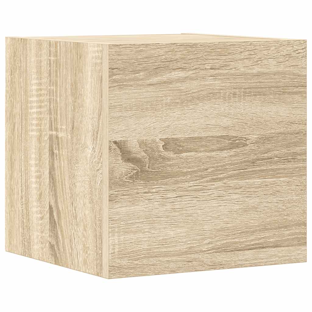 vidaXL Σετ Επίπλων Τηλεόρασης 4 Τεμαχίων Sonoma Δρυς Επεξ. Ξύλο