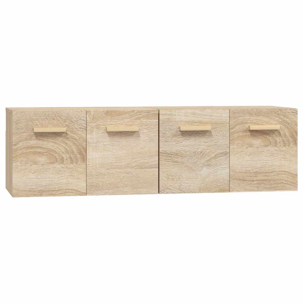 vidaXL Ντουλάπια Τοίχου 2 τεμ. Sonoma Δρυς 60x36,5x35 εκ. Επεξ. Ξύλο
