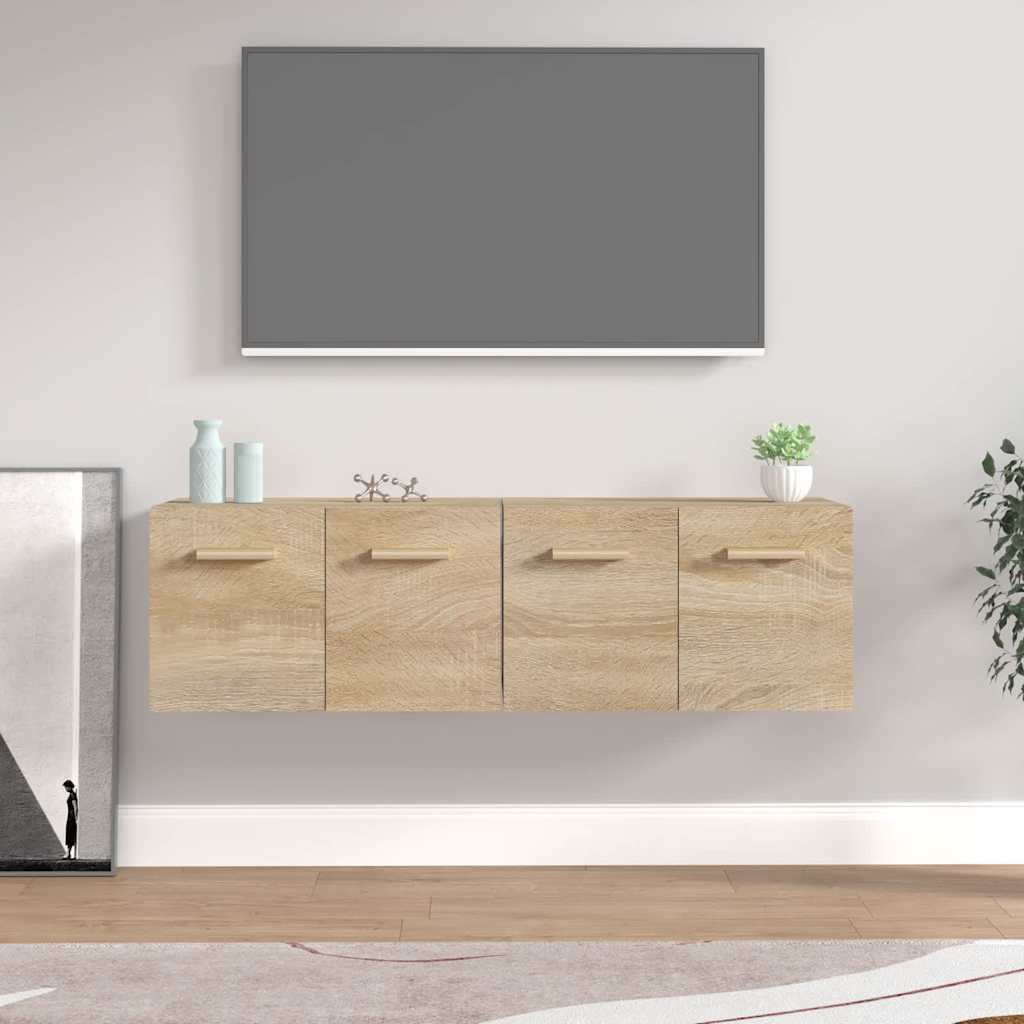 vidaXL Ντουλάπια Τοίχου 2 τεμ. Sonoma Δρυς 60x36,5x35 εκ. Επεξ. Ξύλο