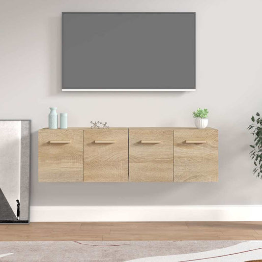 vidaXL Ντουλάπια Τοίχου 2 τεμ. Sonoma Δρυς 60x36,5x35 εκ. Επεξ. Ξύλο