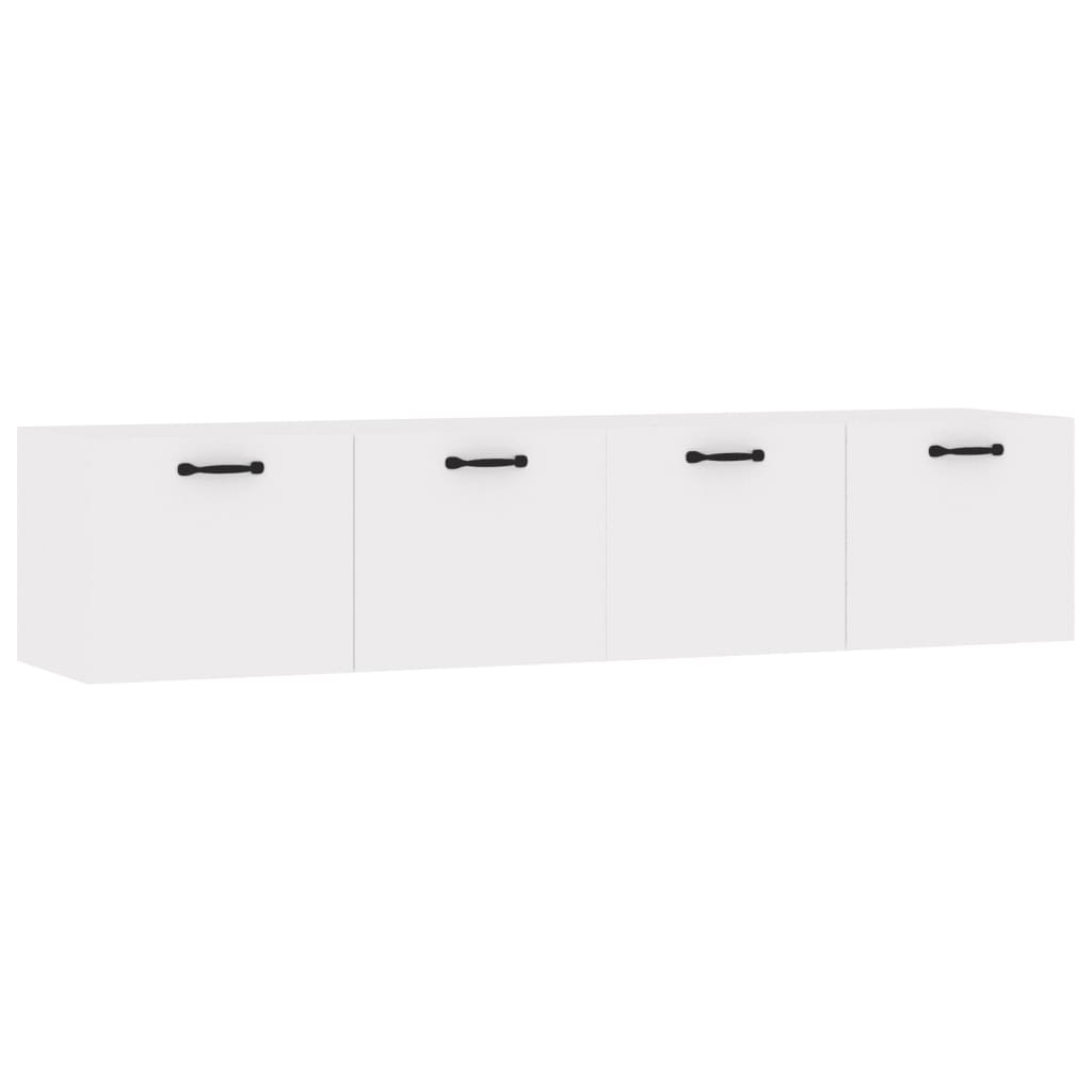 vidaXL Ντουλάπια Τοίχου 2 Τεμ. Λευκά 60 x 36,5 x 35 εκ. Επεξ. Ξύλο