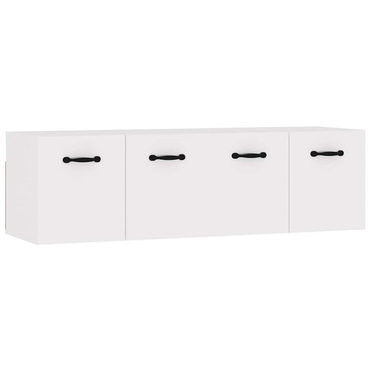vidaXL Ντουλάπια Τοίχου 2 τεμ. Λευκά 80x35x36,5 εκ. Επεξ. Ξύλο