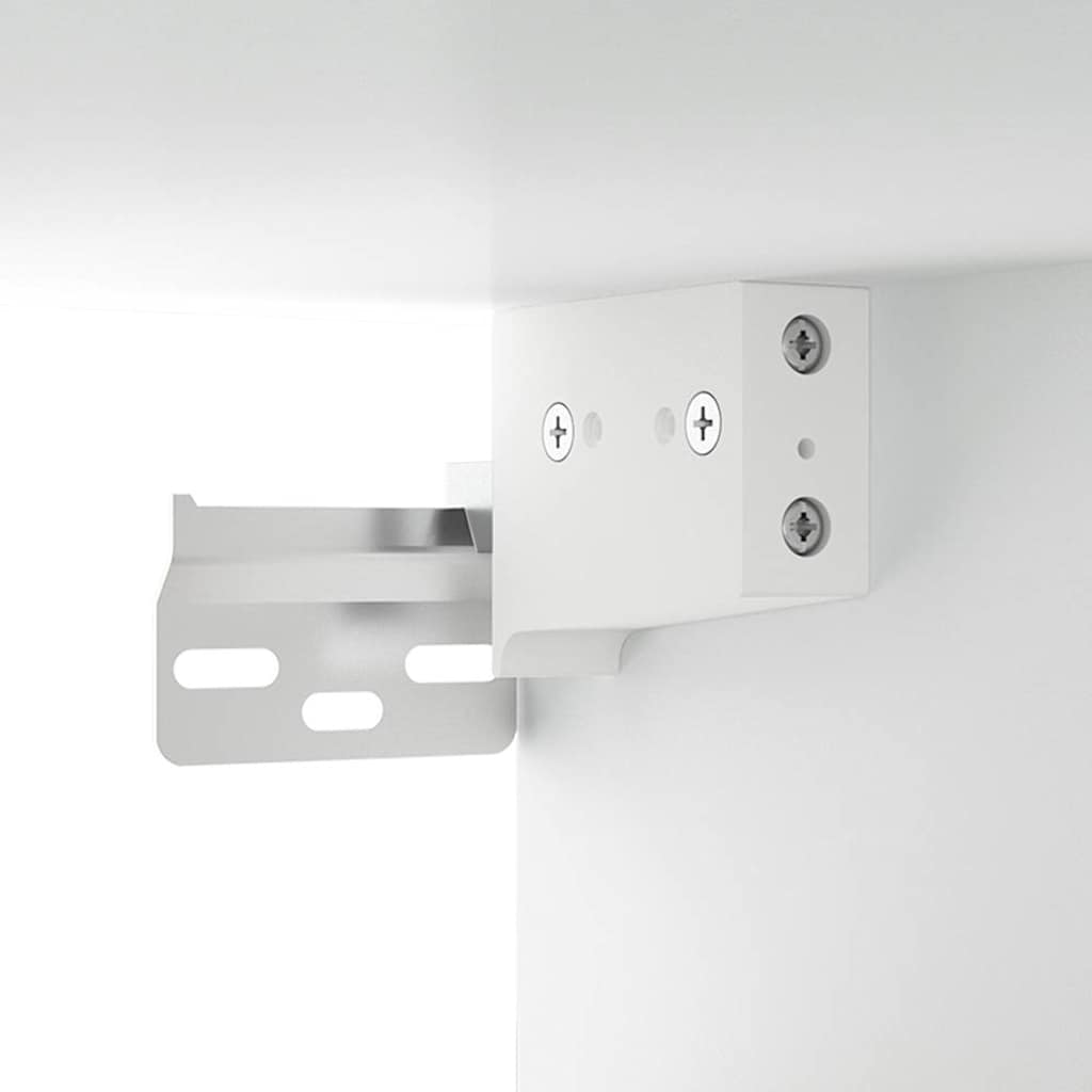 vidaXL Ντουλάπια Τοίχου 2 τεμ. Λευκά 80x35x36,5 εκ. Επεξ. Ξύλο