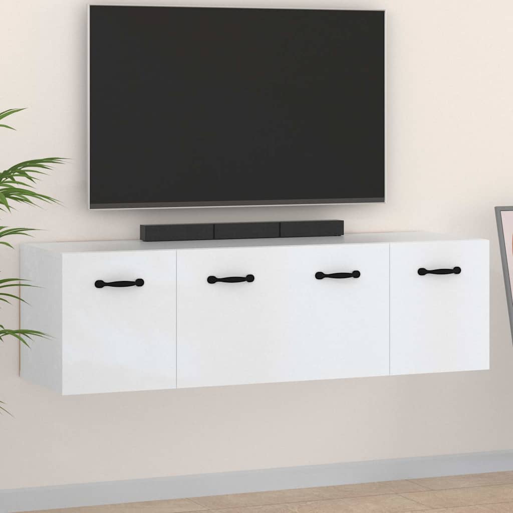 vidaXL Ντουλάπια Τοίχου 2 τεμ. Λευκά 80x35x36,5 εκ. Επεξ. Ξύλο