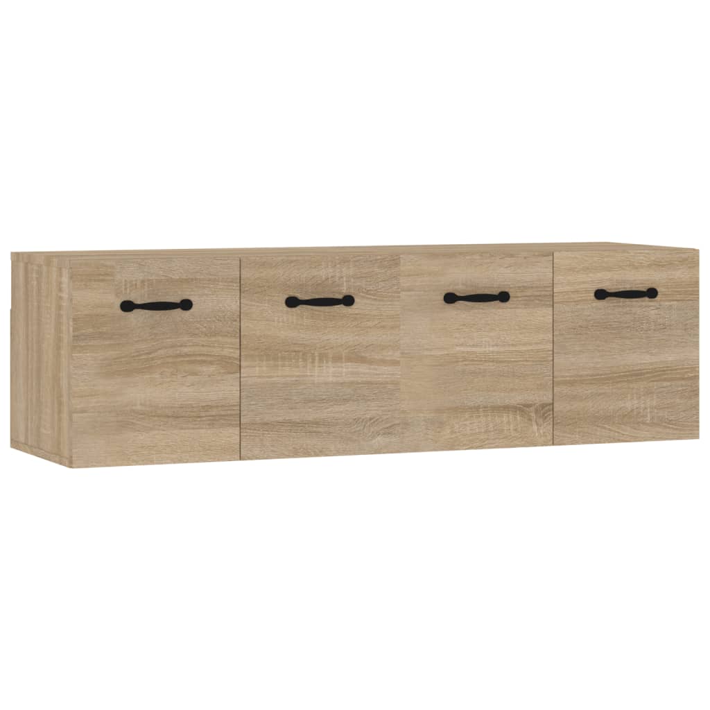 vidaXL Ντουλάπια Τοίχου 2 τεμ. Sonoma Δρυς 80x35x36,5 εκ. Επεξ. Ξύλο
